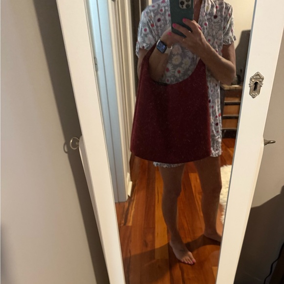 Slouchy hobo suede handbag - Picture 11 of 12